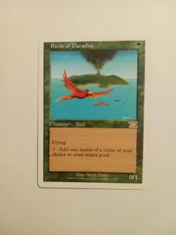 1993-1999 Birds of Paradise 6th Edition Magic The Gathering Mtg - Image 1