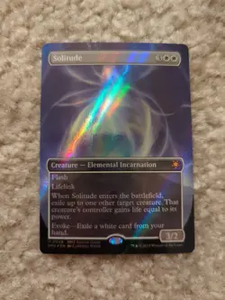 Solitude (Borderless) (Textured Foil) Special Guests Foil Near Mint - Image 1