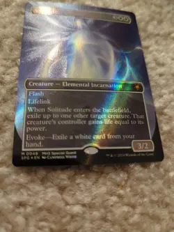 Solitude (Borderless) (Textured Foil) Special Guests Foil Near Mint - Image 3