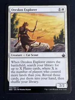 1x Oreskos Explorer (100) Battlebond LP MTG Magic the Gathering x1 MKE - Image 1