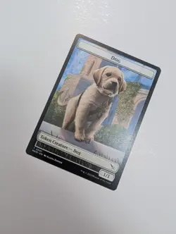 MTG - Dog 0001 Token - Murders at Karlov Manor NM/M Condition - Image 2