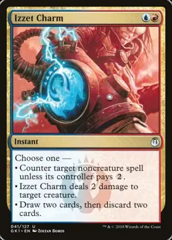 Izzet Charm #41 (NM) - MTG - Ravnica Guild Kit Commander Magic: The Gathering - Image 1