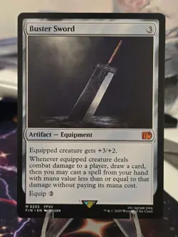 Buster Sword 0255 Mythic Non-Foil - Final Fantasy Magic the Gathering - Image 1