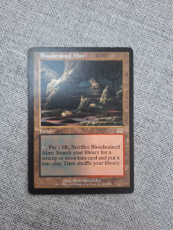 Magic the Gathering - Bloodstained Mire - Onslaught RARE MTG - Image 1