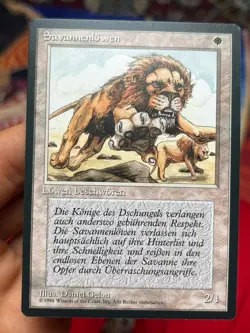 German FBB • Savannah Lions • Pack Fresh • Mtg (1696) - Image 1