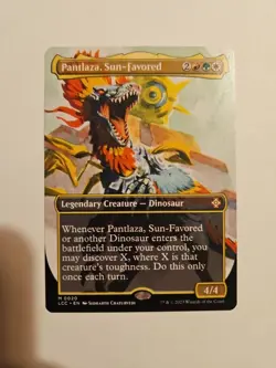 Pantlaza, Sun-Favored (Borderless) Commander: the Lost Caverns of Ixalan Regular - Image 1