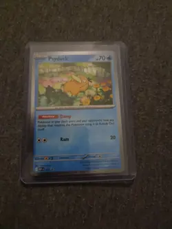 Psyduck 007 Cosmos Holo Mega Evolution Black Star Promo Pokemon Card - Image 1