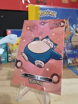 Snorlax #143 - Pokemon 2024 Card Database 1 Cracked Ice Holo US Seller - Image 3