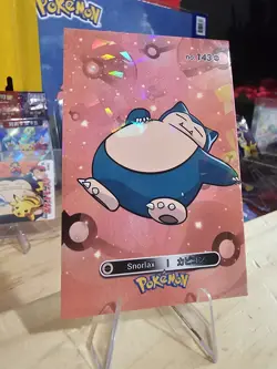 Snorlax #143 - Pokemon 2024 Card Database 1 Cracked Ice Holo US Seller - Image 4