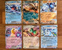 6 Card Pokemon ex Lot - Holo Double Rare - 2023-2025 - Near Mint - Pokemon TCG - Image 1