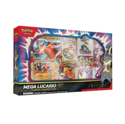 SHIPS TOMORROW Pokemon TCG Mega Lucario ex Premium Figure Collection Box Sealed - Image 1