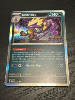 Pokemon Toxtricity MEP017 Black Star Pre-Release Promo Phantasmal Flames Holo NM - Image 1