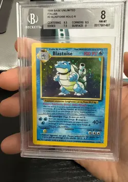 Pokemon Blastoise set base BGS 8 Italiano Holo 2/102 Near Mint - Image 3