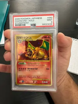 2008 Pokemon Charizard Stormfront Japanese Holo #092 PSA 9 Near Mint - Image 4