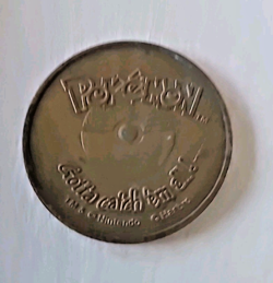 VINTAGE Hasbro Pokemon Battling Coin Game Diglett Nintendo #50. G2 - Image 2