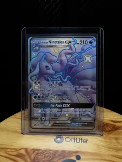 Pokemon Alolan Ninetales GX TCG Full Art SV53/SV94 Hidden Fates Shiny Vault - Image 1