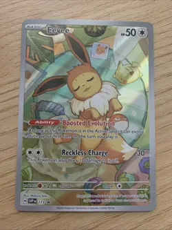 Pokemon Eevee TCG 173 Holo Promo Prismatic Evolutions NM/Mint Condition - Image 1