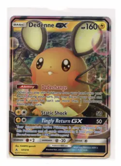 Dedenne GX 57/214 Ultra Rare Holo SM - Unbroken Bonds Pokemon TCG - Image 1