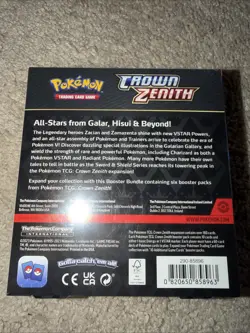 Pokemon TCG: Crown Zenith Booster Bundle SEALED 820650858963 - Image 2