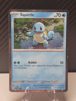 Pokemon TCG Squirtle SVP Black Star Promos 048 Holo Promo - Image 1