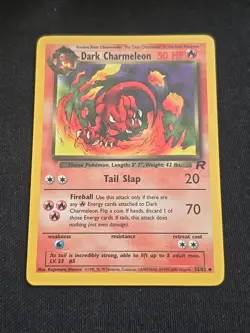 Dark Charmeleon 32/82 Team Rocket Regular Wotc Vintage 2000 Pokemon TCG LP - Image 1