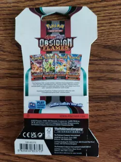 Obsidian Flames Sleeved Booster Pack - 1x NEW English Factory Sealed Pokemon - Image 2