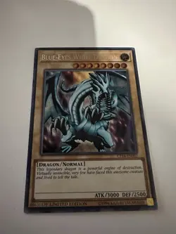 Yu-Gi-Oh! TCG Blue-Eyes White Dragon Limited Edition Secret Rare Card CT14-EN002 - Image 1