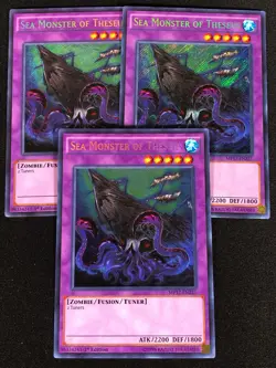 Yugioh Sea Monster Of Theseus MP17-EN231 1st Secret x3 (NM) - Image 1