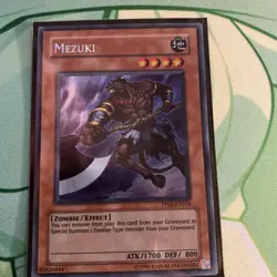 Yu-Gi-Oh! TCG Mezuki Premium Pack 2 PP02-EN016 Unlimited Secret Rare - Image 1