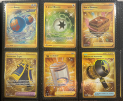 Pokemon 6 Hyper Rare/gold Trainer/item/Pokemon tool Cards NM condition - Image 1