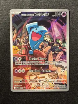 Team Rockets Wobbuffet Promo Card 203 Sealed, Destined Rivals - Image 1