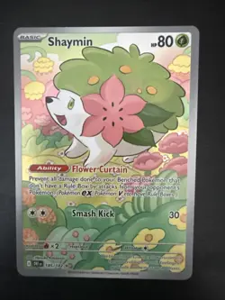 Pokemon TCG Shaymin Card 185/182 Destined Rivals Series - Image 1