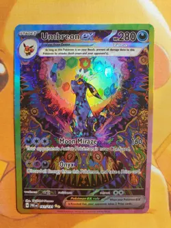 Umbreon EX 161/131 Prismatic Evolutions ⚡CUST0M DISPLAY Card⚡ - Image 1
