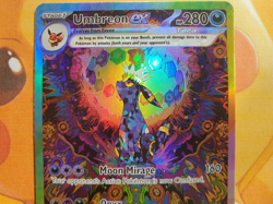 Umbreon EX 161/131 Prismatic Evolutions ⚡CUST0M DISPLAY Card⚡ - Image 4