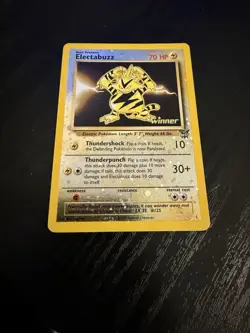 Electabuzz 1 Holo WINNER Stamped Best of Game Promo Pokemon Card - Image 1