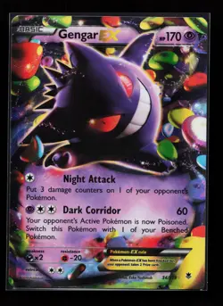 Gengar EX 34/119 Ultra Rare XY - Phantom Forces Pokemon Card - Image 1