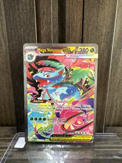 Mega Venusaur EX SIR Mega Evolutions Pokemon Card Near Mint 177/132 - Image 1