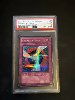 Yu-Gi-Oh 2003 Negate Attack TSC-003 Secret Rare Promo Card PSA 9 - Image 1