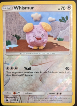 Whismur 117/168 Celestial Storm Reverse Holo Pokemon card. - Image 1