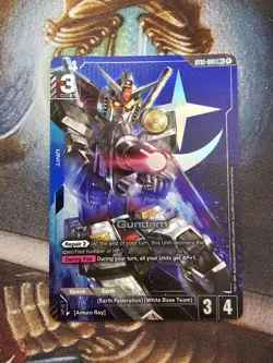 Gundam Card Game ST01-001 LR+ Gundam Rx-78-2 Alt Art - Image 1