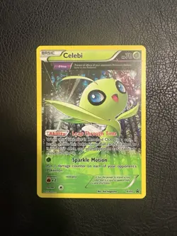 Celebi XY93 XY Full Art Black Star Promo Holo Pokemon Card LP - Image 1