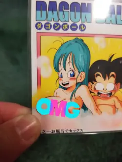 BULMA DRAGON BALL Z WAIFU ANIME CARD - Image 2