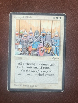 Army of Allah Arabian Nights Magic the Gathering Card - Image 3