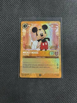 Mickey Mouse True Friend Promo 36/P2 Puzzle Glimmer Foil LORCANA card - Image 1