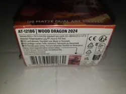 Dragon Shield 100 Matte Dual Art Sleeves - Wood Dragon 2024 AT-12186 - Image 3
