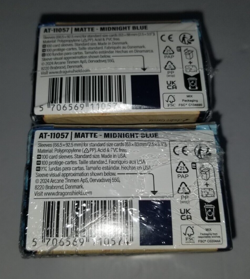 2x Dragon Shield Sleeves: Standard Midnight Blue 100 Matte Sleeves NEW - Image 3