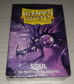 Dragon Shield SOUL 100 Matte Dual Sleeves Standard Size Brand New SEALED - Image 1