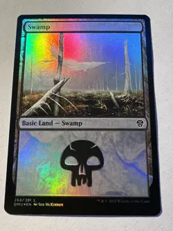 Swamp (268) ~ 268~DMU~Land~FOIL~NM+~MTG - Image 1