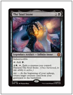 1x The Soul Stone, 0066 Non-Foil, Spider-Man, Magic the Gathering MTG NM - Image 1