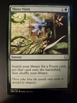 Three Visits NM Commander Legends MTG FREE SHIPPING - Image 1